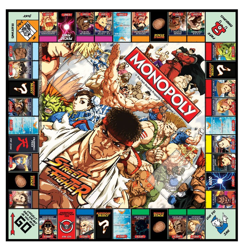 Street Fighter и другие тематические выпуски «Монополии» - Изображение 4 Street Fighter и другие тематические выпуски «Монополии» - Изображение 4