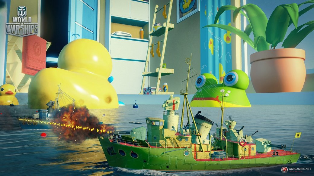 World of Warships столкнет корабли с резиновыми уточками - Изображение 1 World of Warships столкнет корабли с резиновыми уточками - Изображение 1