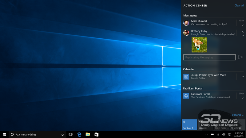 Android получит интеграцию с Windows 10 - Изображение 1 Android получит интеграцию с Windows 10 - Изображение 1