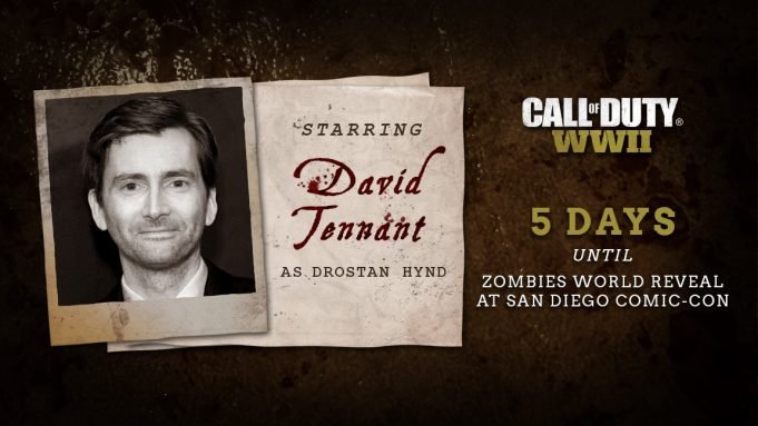 В зомби-режиме Call of Duty: WWII появится Дэвид Теннант - Изображение 1 В зомби-режиме Call of Duty: WWII появится Дэвид Теннант - Изображение 1