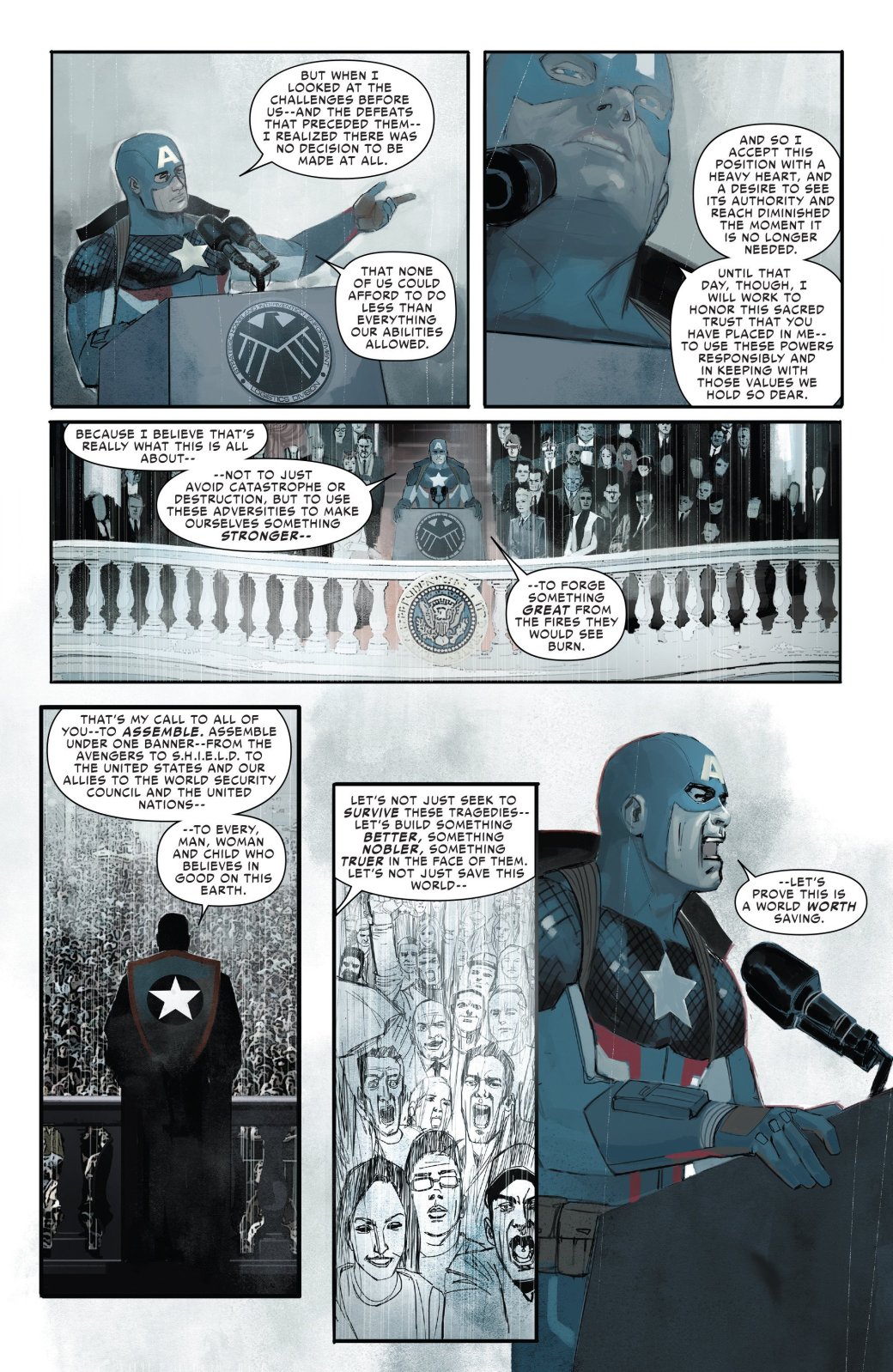 В эпилоге Civil War II Капитан Америка-агент Гидры стал главой ЩИТ - Изображение 6 В эпилоге Civil War II Капитан Америка-агент Гидры стал главой ЩИТ - Изображение 6
