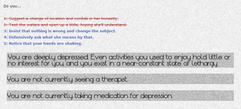 Автор Depression Quest пообещала новые игры каждые две недели
- Изображение 1 Автор Depression Quest пообещала новые игры каждые две недели
- Изображение 1