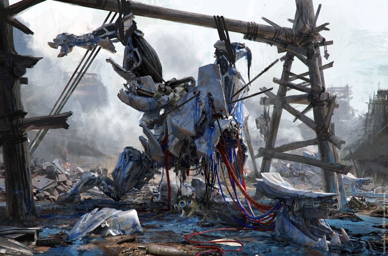 Прекрасные концепты Horizon: Zero Dawn от художников «Игры престолов» - Изображение 24 Прекрасные концепты Horizon: Zero Dawn от художников «Игры престолов» - Изображение 24