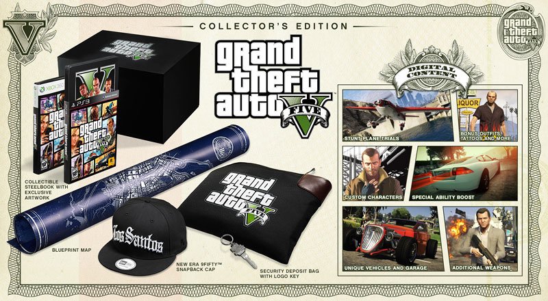 Анонсированы коллекционное и специальное издания игры GTA V. - Изображение 2 Анонсированы коллекционное и специальное издания игры GTA V. - Изображение 2
