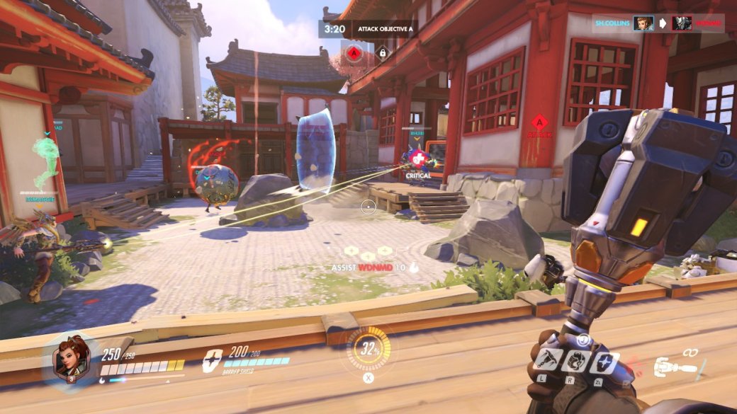 Как Overwatch выглядит и работает на Switch? Не самый подходящий шутер для джойконов | Канобу - Изображение 7 Как Overwatch выглядит и работает на Switch? Не самый подходящий шутер для джойконов | Канобу - Изображение 7