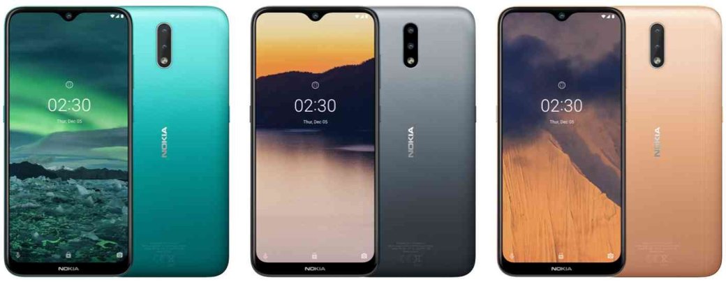 В России начались продажи бюджетного смартфона Nokia 2.3