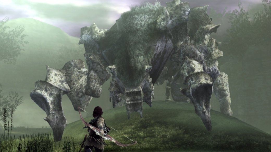 Гифка дня: красота падающей «звезды» в Shadow of the Colossus