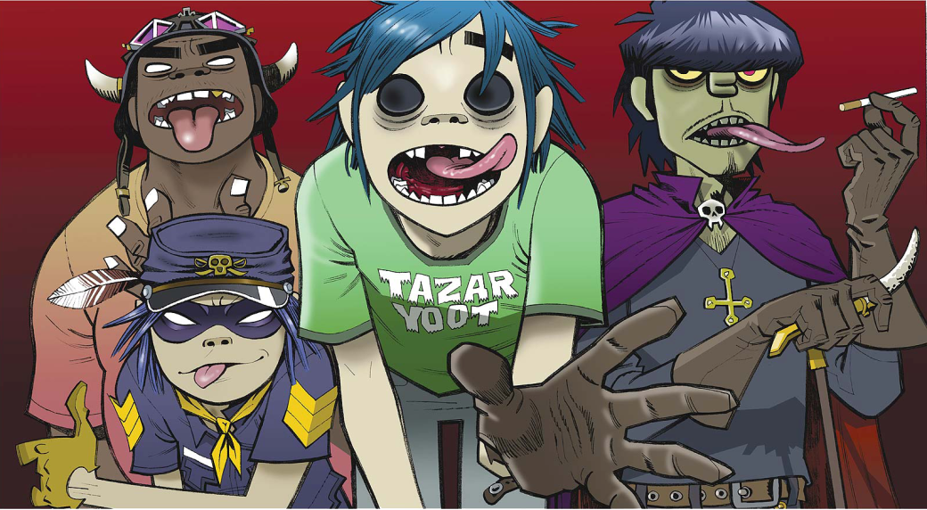 Gorillaz в реальной жизни фото