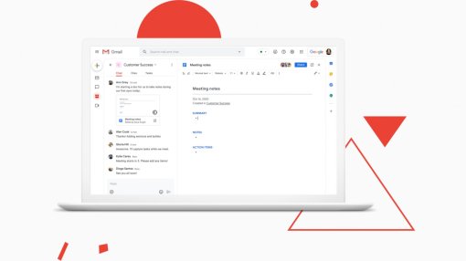 Google вставит в Gmail приложения Chats, Meet и Rooms