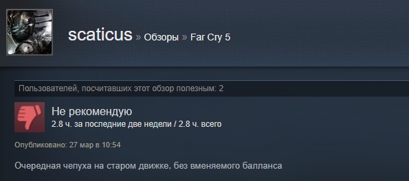 «Заслуживает своих денег»: отзывы пользователей Steam о Far Cry 5. - Изображение 4